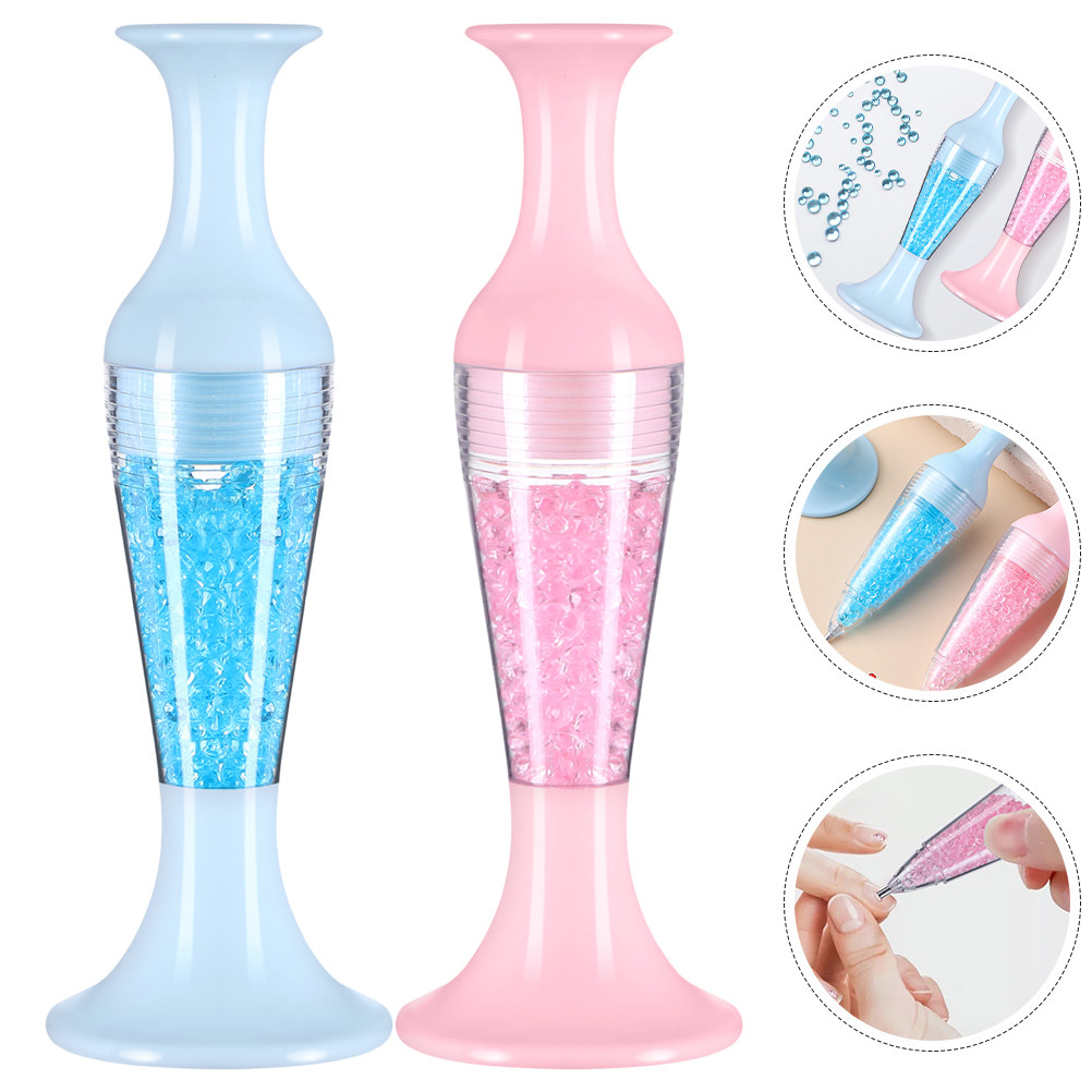 Art Craft Flower - 2Pcs Diamond Art Pen Flower Vase
