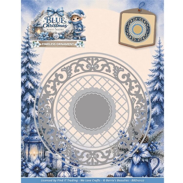 Blue Christmas Winter Serenity - огляд і ціна Stencil Cutting Plotter