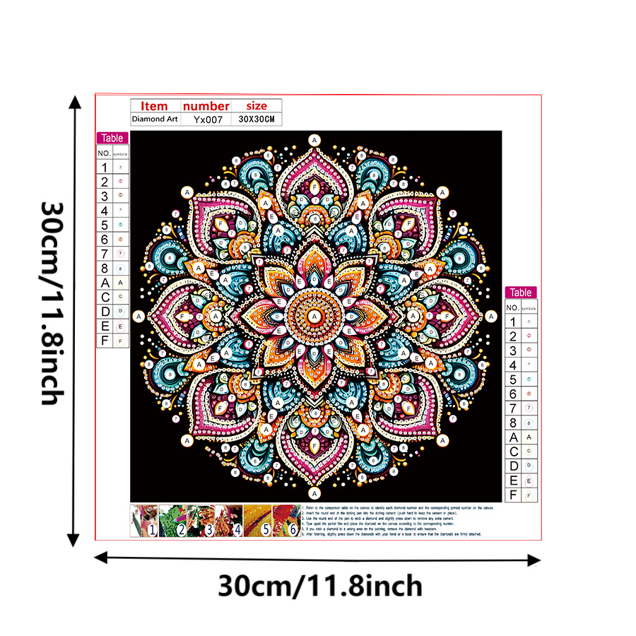 5D DIY Diamond Painting Flower - огляд і ціна Art Craft Flower