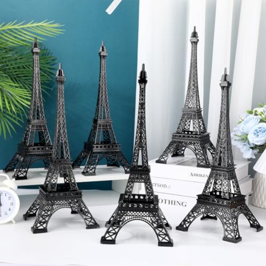 6 Pcs 15'' Eiffel Tower Statue - огляд і ціна Art Craft Decoration