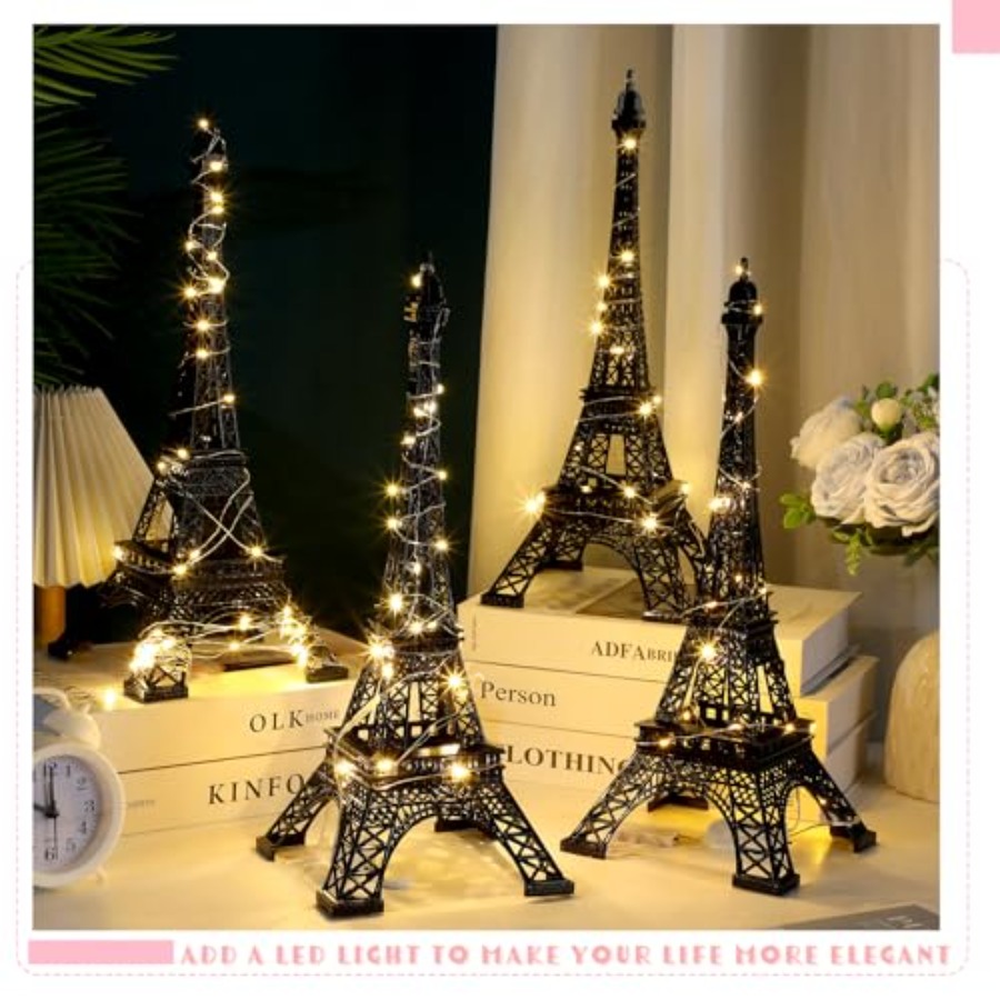 6 Pcs 15'' Eiffel Tower Statue - огляд і ціна Art Craft Decoration