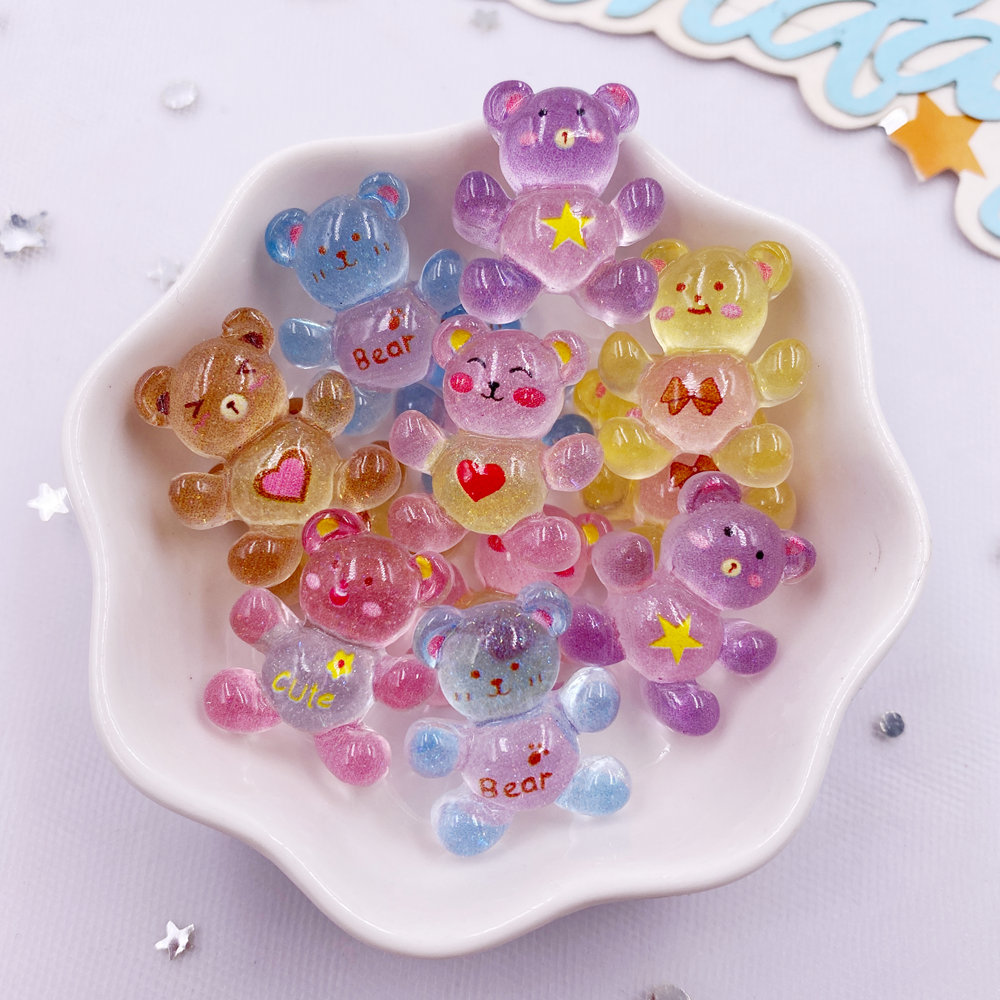 20Pcs Resin Glitter Kawaii Col - огляд і ціна Art Craft Love