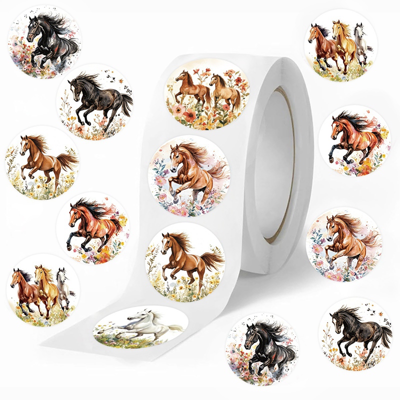 500pcs/Roll Horse Flower Stick - огляд і ціна Art Craft Items