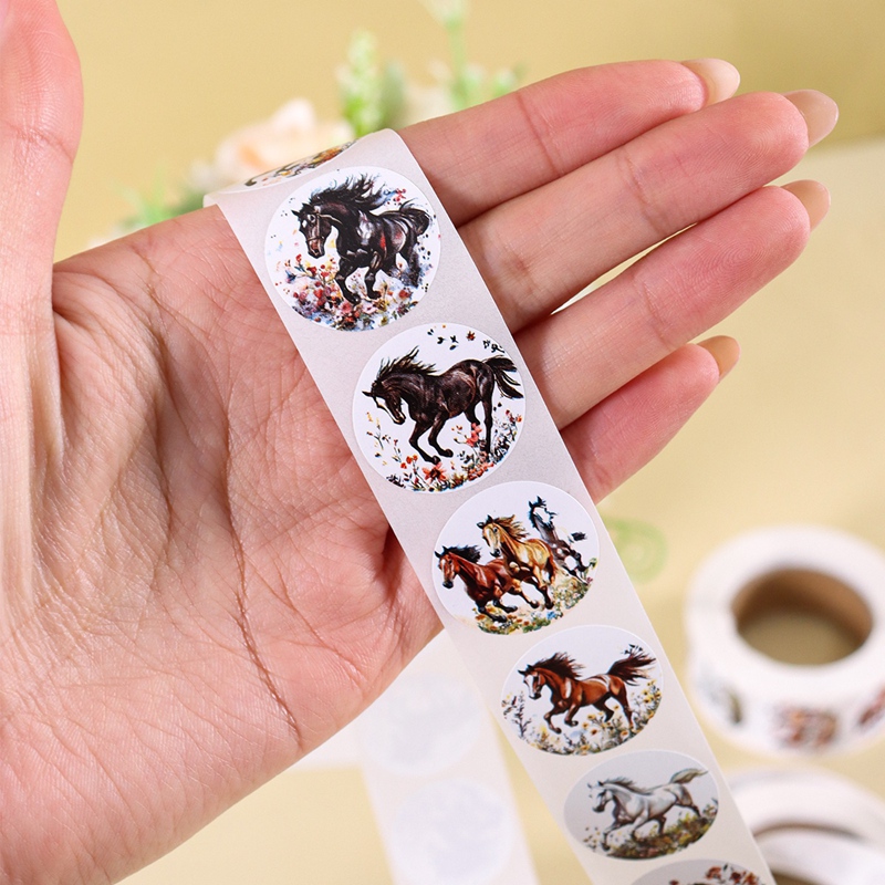 500pcs/Roll Horse Flower Stick - огляд і ціна Art Craft Items
