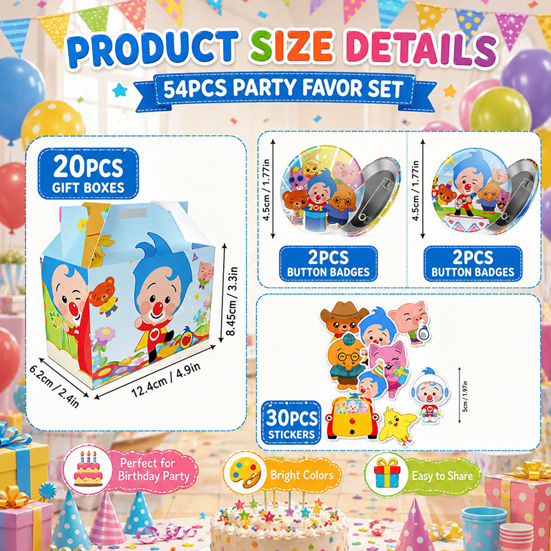 Clown Cartoon Pattern Paper Bo - огляд і ціна Art Craft Event