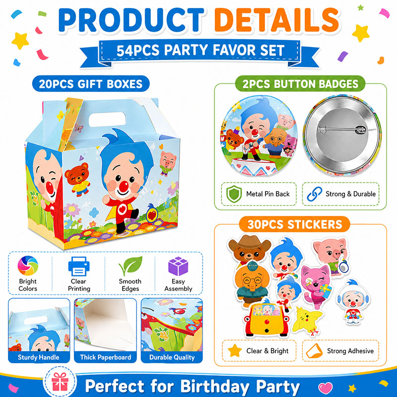 Clown Cartoon Pattern Paper Bo - огляд і ціна Art Craft Event