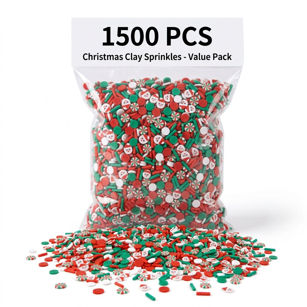 1500pcs Christmas Clay Sprinkl - огляд і ціна Art Craft Event