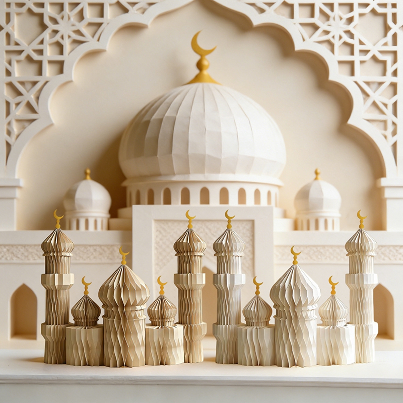 3D Honeycomb Paper Art Palace  - огляд і ціна Art Craft Event