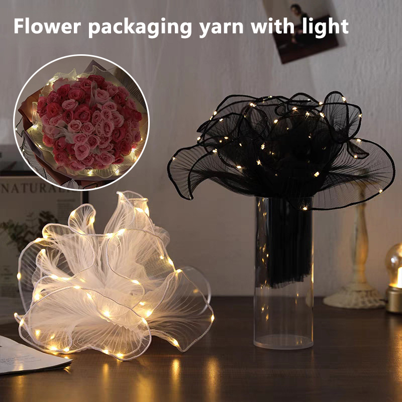 1Pcs LED Flower Wrapping Paper - огляд і ціна Art Craft Items