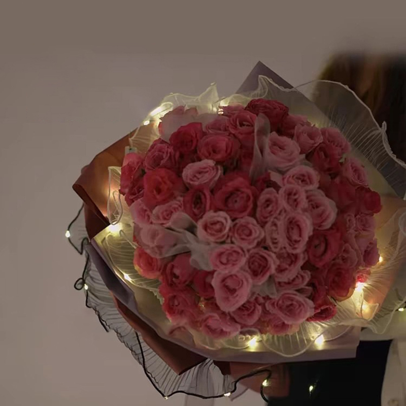 1Pcs LED Flower Wrapping Paper - огляд і ціна Art Craft Items