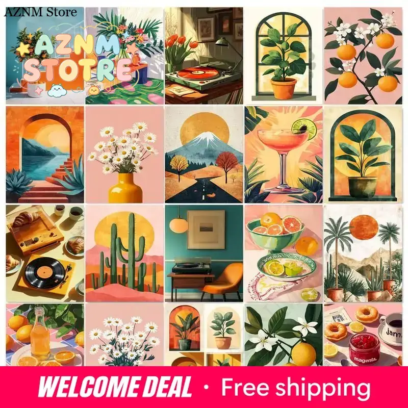 GATYZTORY Frame Diy Painting B - огляд і ціна Art Craft Flower