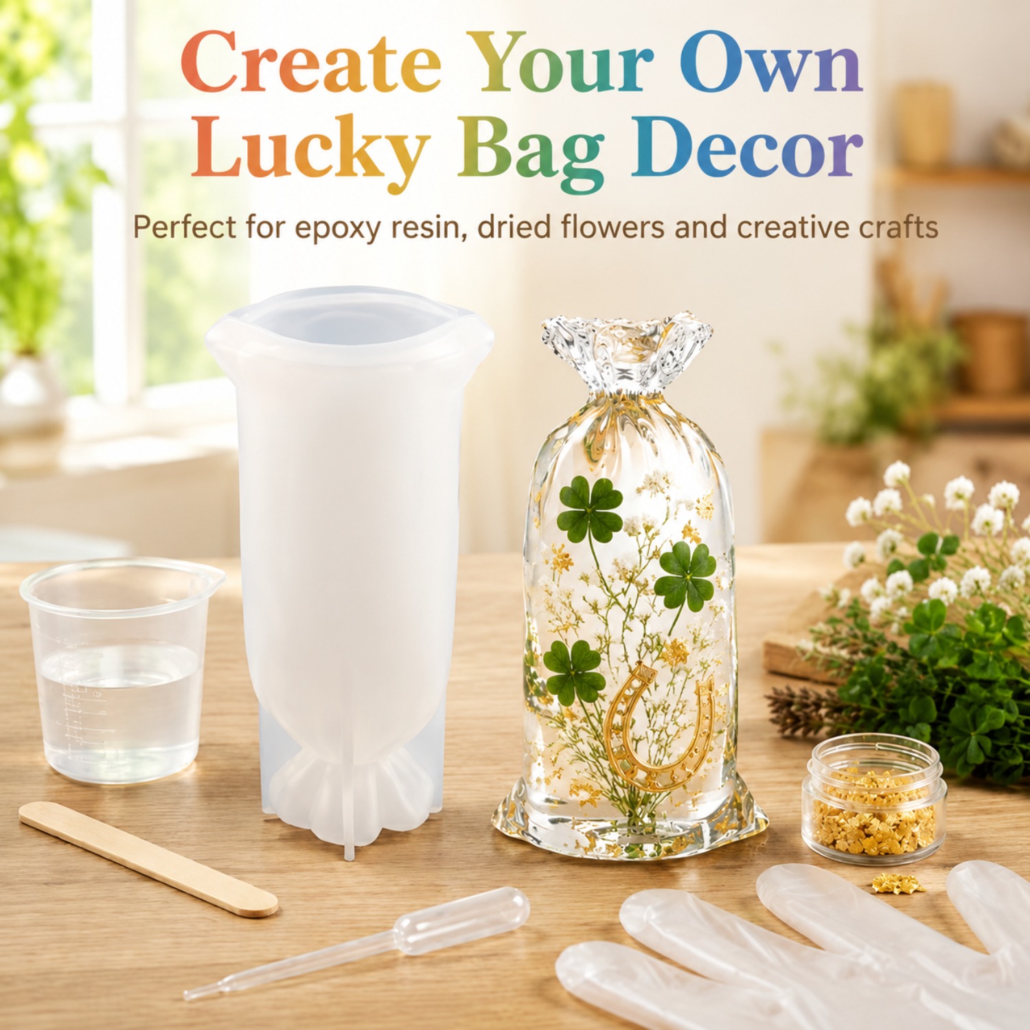 Lucky Bag Resin Silicone Mould - огляд і ціна Art Craft Flower
