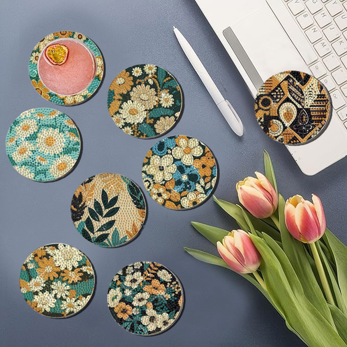 8 Pieces DIY Diamond Painting  - огляд і ціна Art Craft Flower