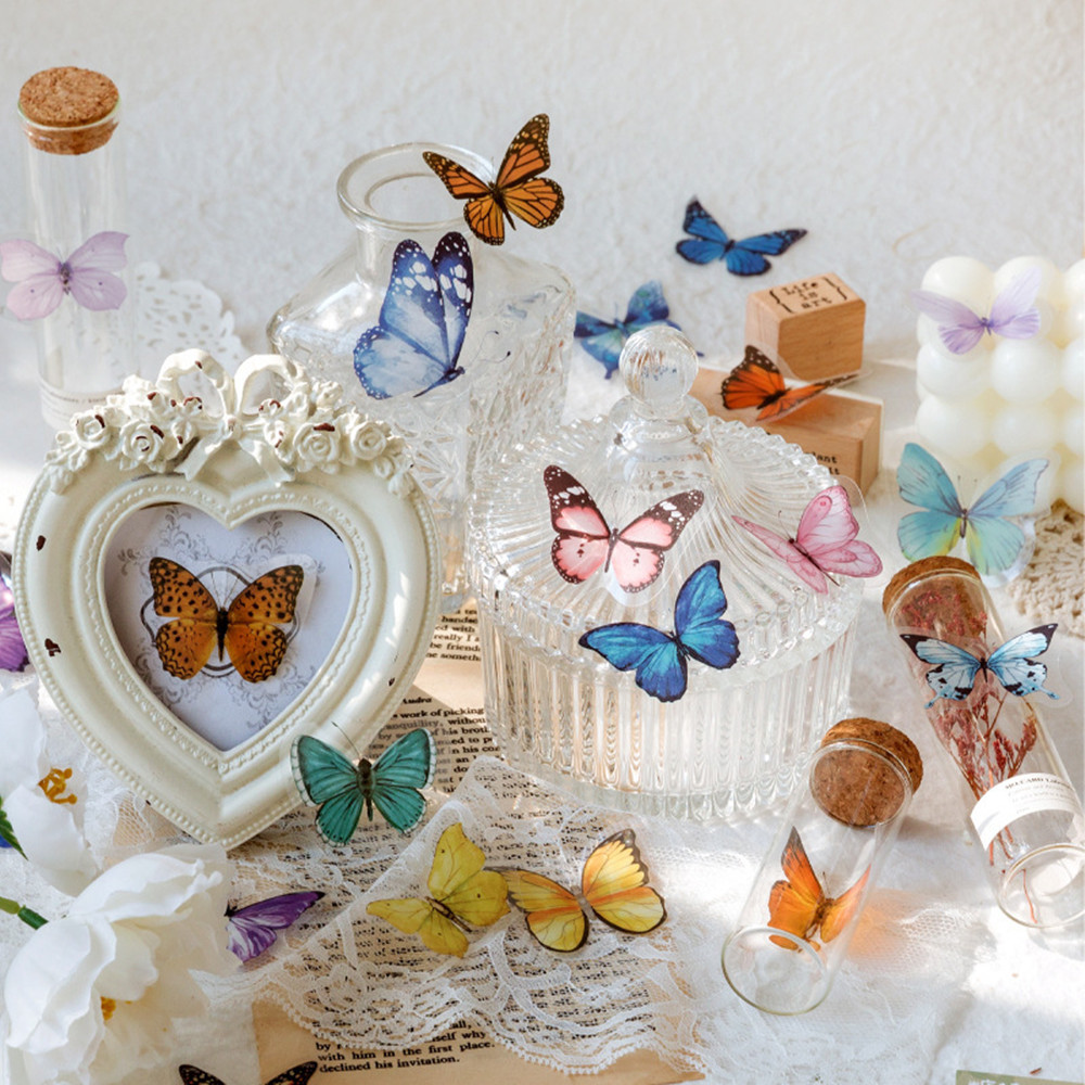 40Pcs/Bag Butterfly Stickers P - огляд і ціна Art Craft Items