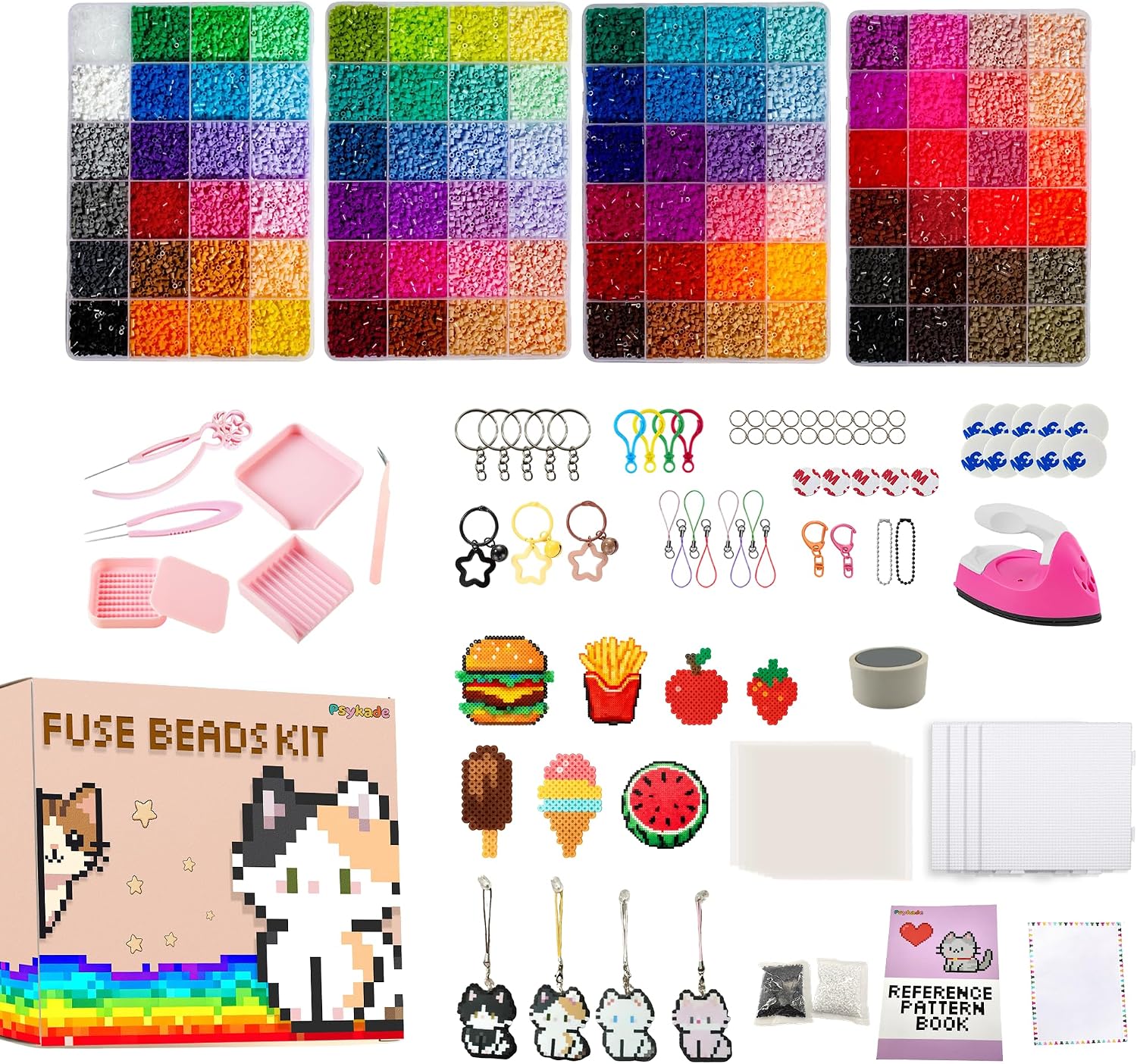 Fuse Beads Kit-Easy DIY-96 Col - огляд і ціна Art Craft Decoration