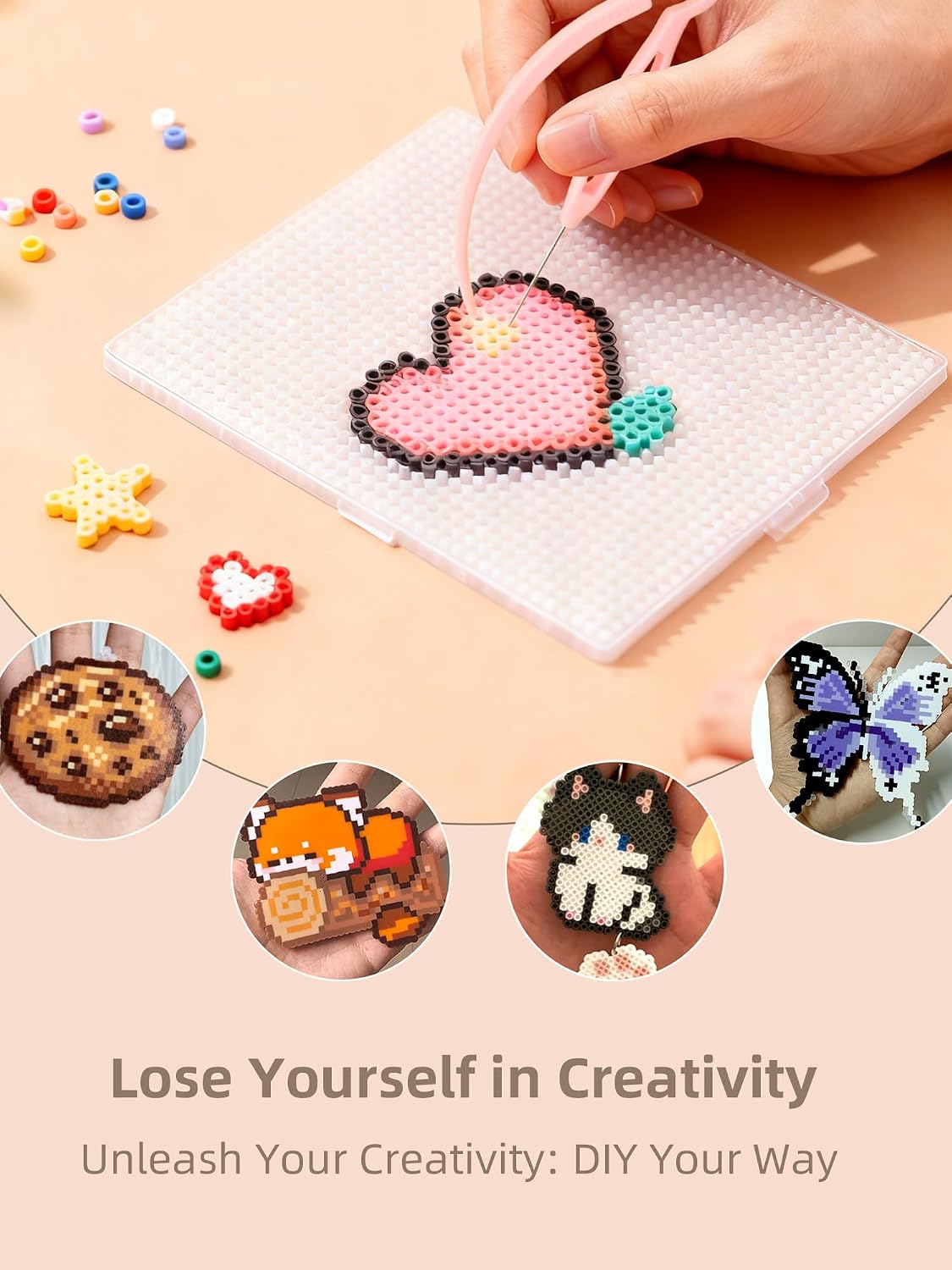 Fuse Beads Kit-Easy DIY-96 Col - огляд і ціна Art Craft Decoration